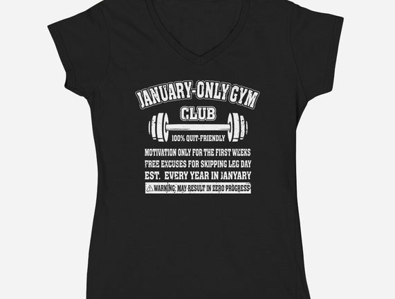 January Only Gym Club