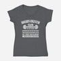 January Only Gym Club-Womens-V-Neck-Tee-erion_designs