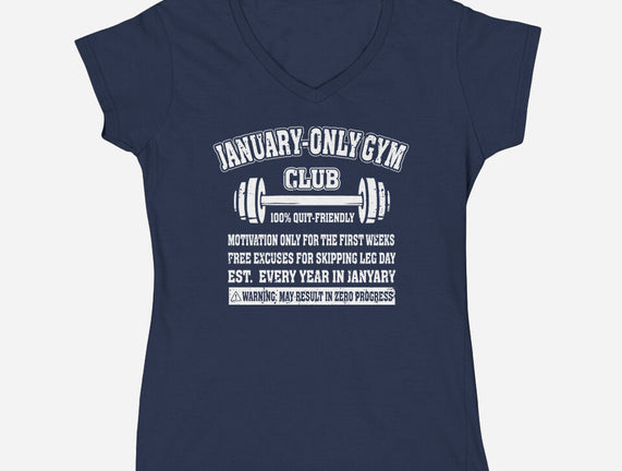 January Only Gym Club