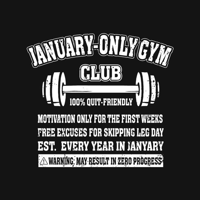 January Only Gym Club-Womens-Fitted-Tee-erion_designs