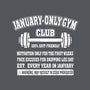 January Only Gym Club-Unisex-Kitchen-Apron-erion_designs