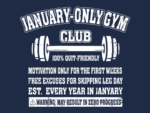 January Only Gym Club