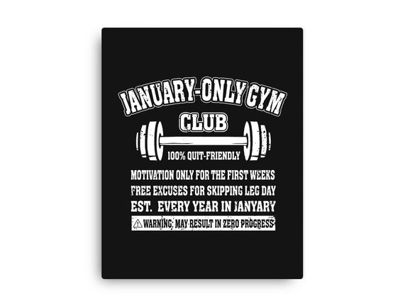 January Only Gym Club