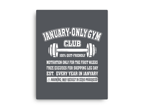 January Only Gym Club
