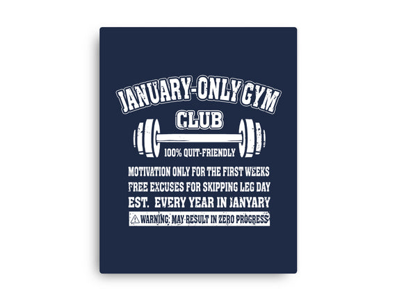 January Only Gym Club