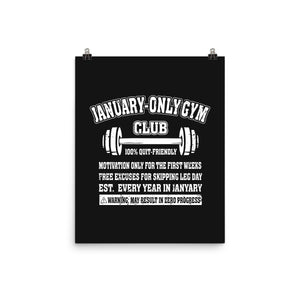 January Only Gym Club