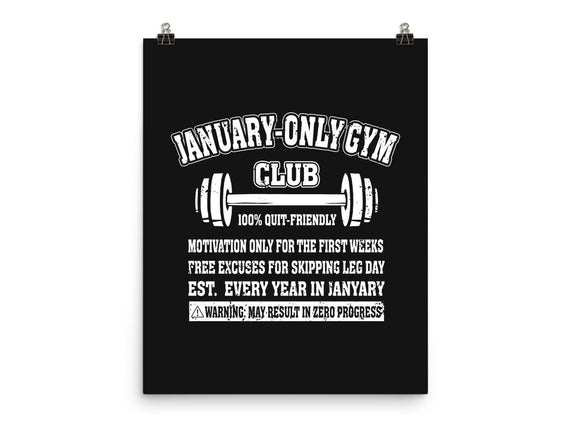 January Only Gym Club