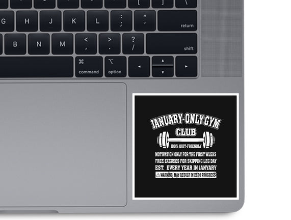 January Only Gym Club