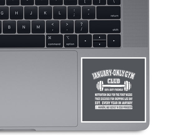 January Only Gym Club