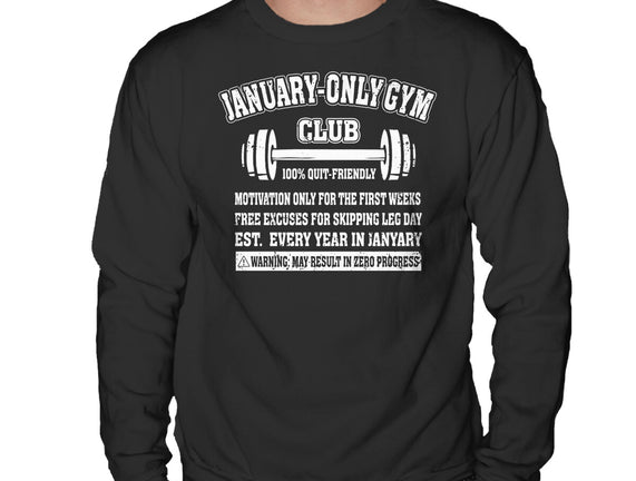 January Only Gym Club