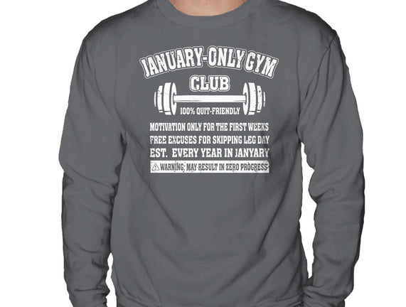 January Only Gym Club