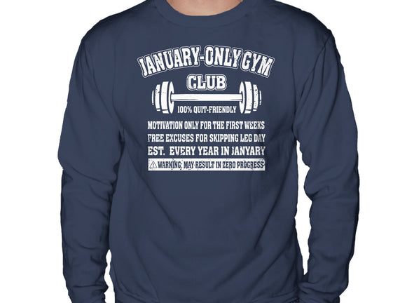 January Only Gym Club