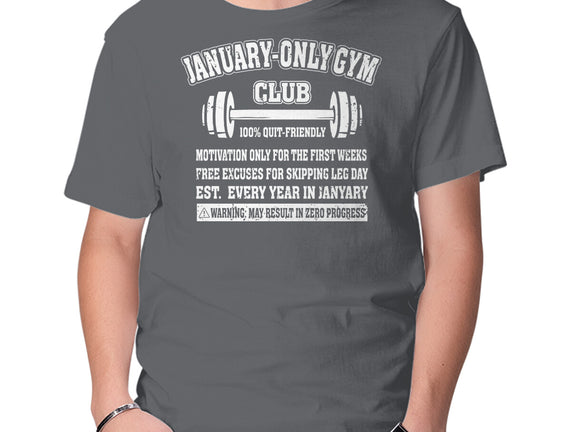 January Only Gym Club