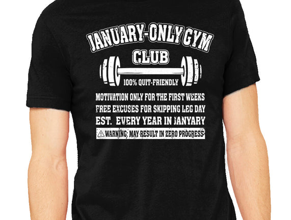 January Only Gym Club