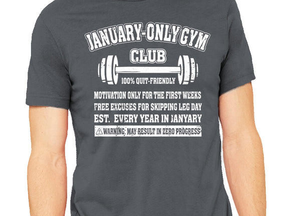 January Only Gym Club