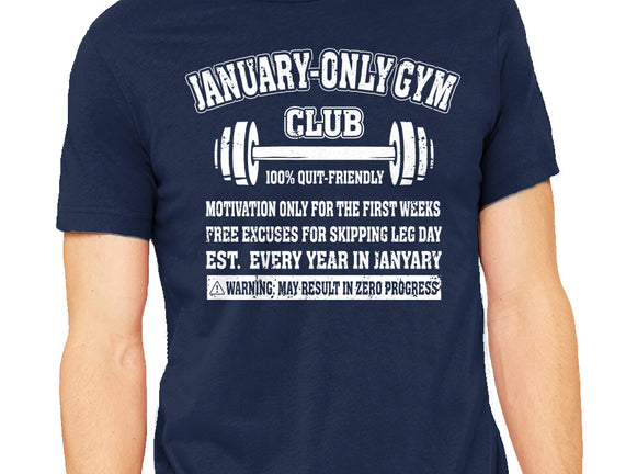 January Only Gym Club