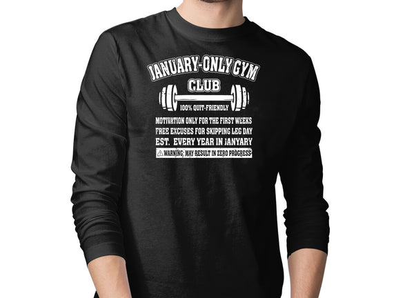 January Only Gym Club