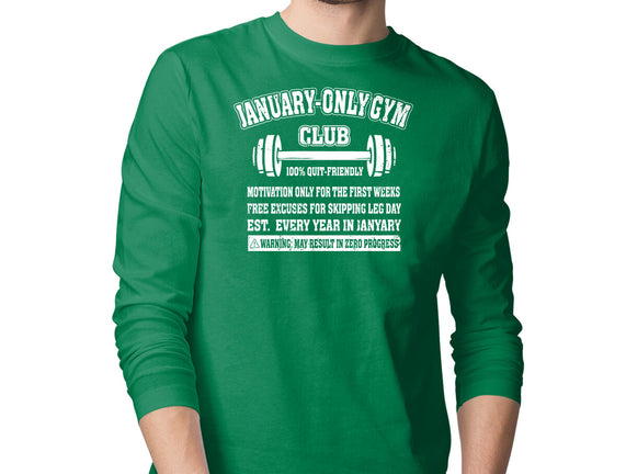 January Only Gym Club