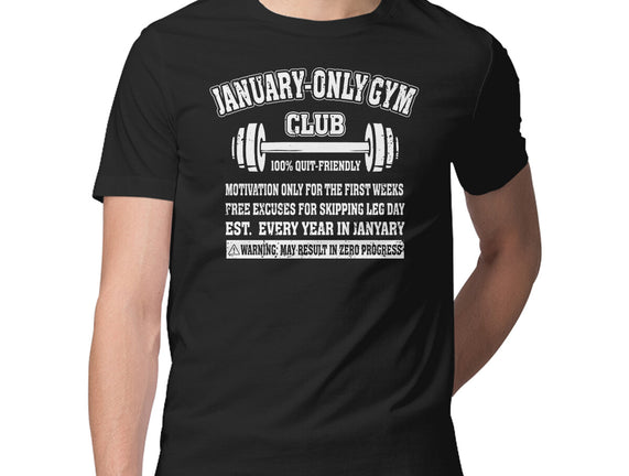 January Only Gym Club