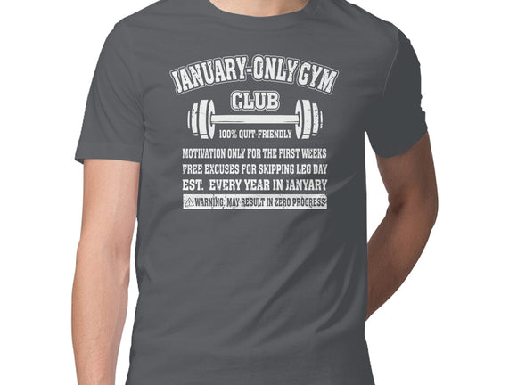 January Only Gym Club