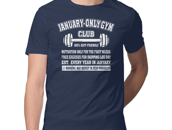 January Only Gym Club
