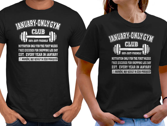 January Only Gym Club
