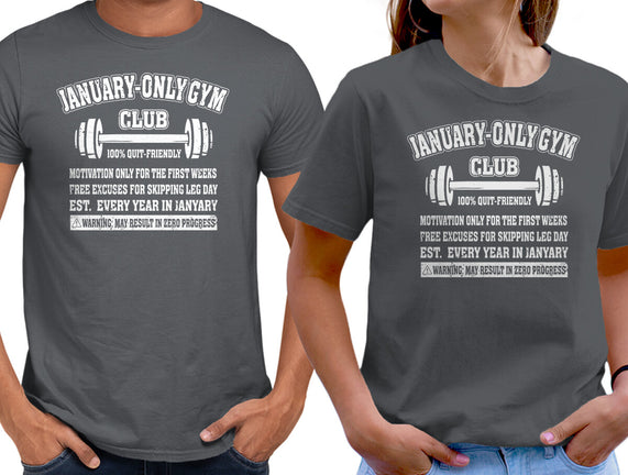 January Only Gym Club