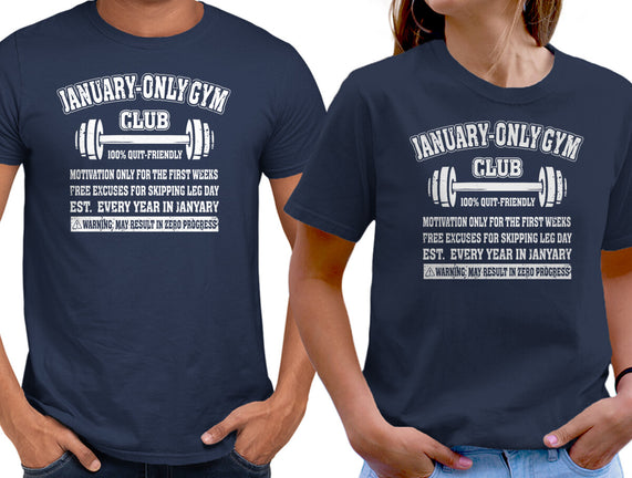 January Only Gym Club