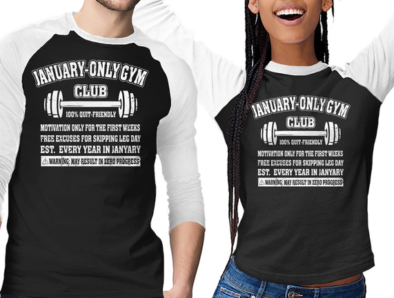 January Only Gym Club