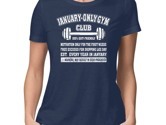 January Only Gym Club