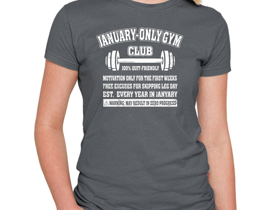 January Only Gym Club