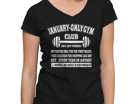 January Only Gym Club