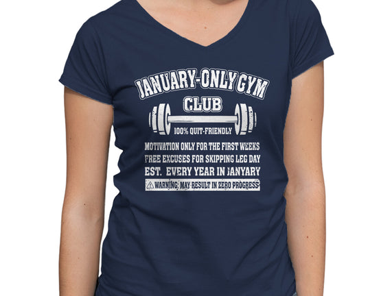January Only Gym Club