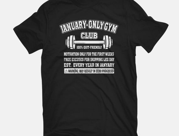 January Only Gym Club