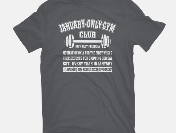 January Only Gym Club