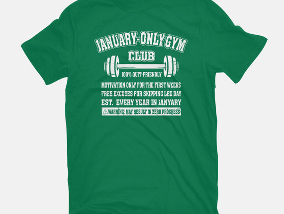 January Only Gym Club
