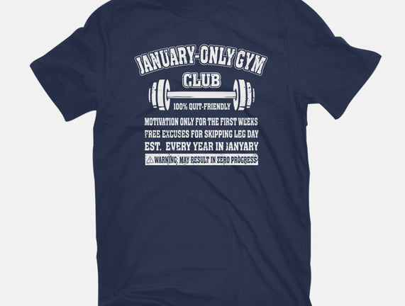 January Only Gym Club