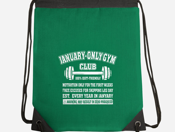 January Only Gym Club