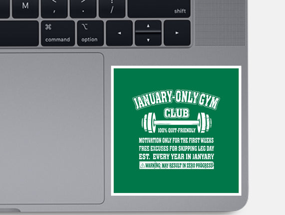 January Only Gym Club