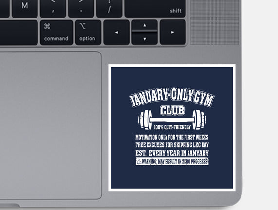 January Only Gym Club
