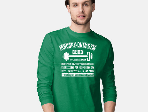 January Only Gym Club