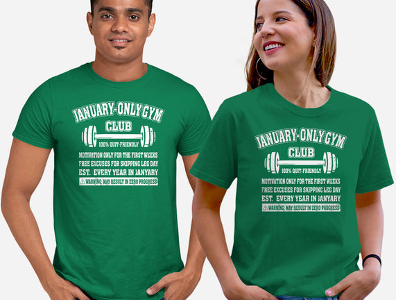 January Only Gym Club