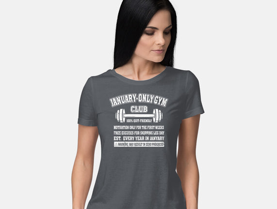 January Only Gym Club