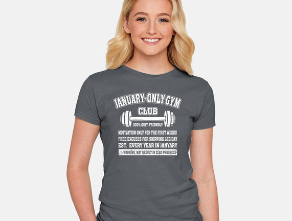 January Only Gym Club