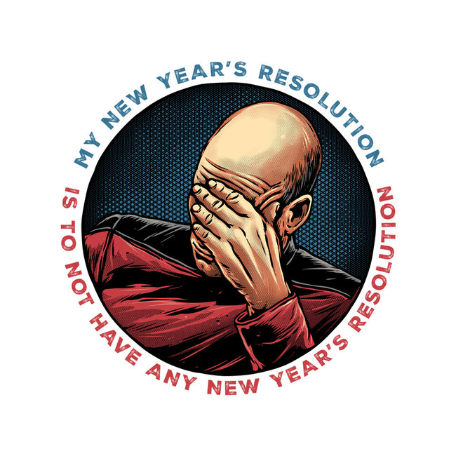 No New Year’s Resolution-None-Polyester-Shower Curtain-glitchygorilla