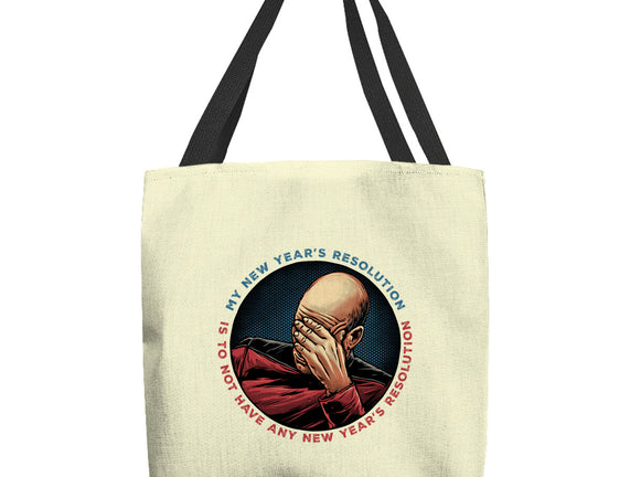 No New Year’s Resolution