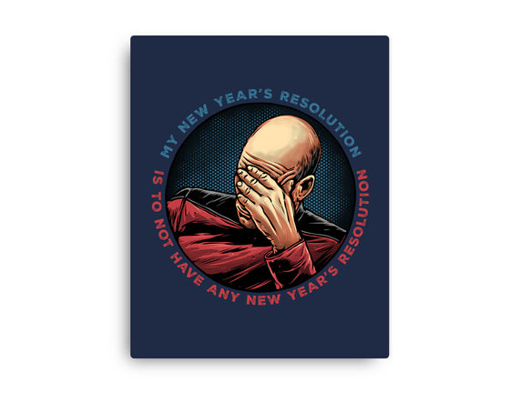 No New Year’s Resolution