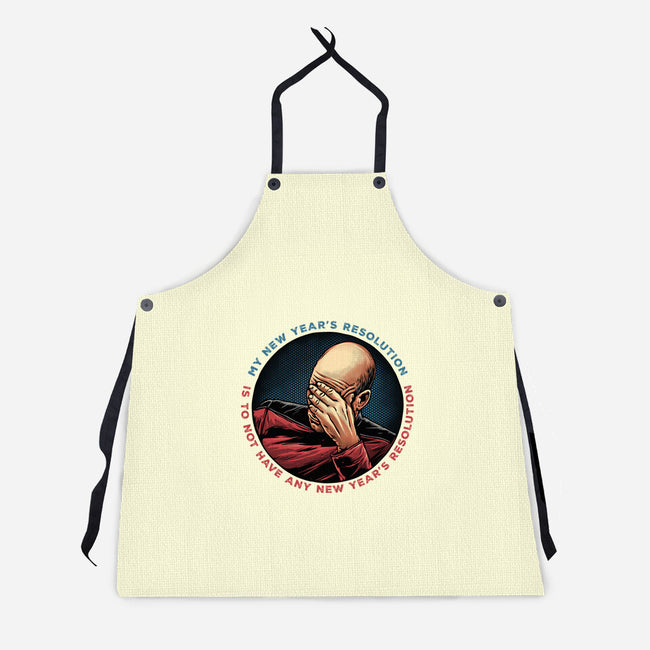 No New Year’s Resolution-Unisex-Kitchen-Apron-glitchygorilla