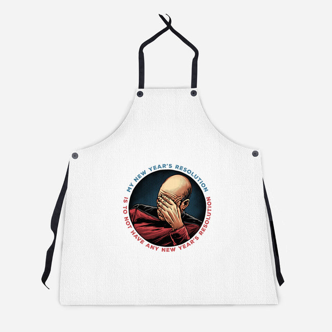 No New Year’s Resolution-Unisex-Kitchen-Apron-glitchygorilla