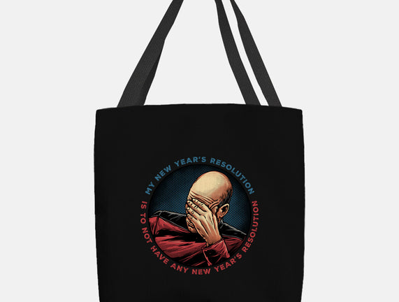 No New Year’s Resolution